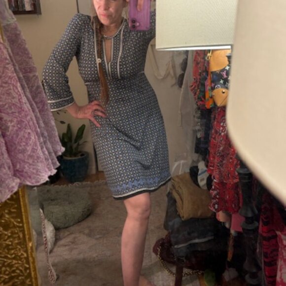 Max Studio Geometric Print Midi Dress, Sz M, NWT, $98 - Picture 3 of 10